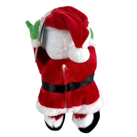 Gemmy Santa Claus Musical Plush Phone Flashes Dances Let Me Take A Selfie NEW - Picture 3 of 7